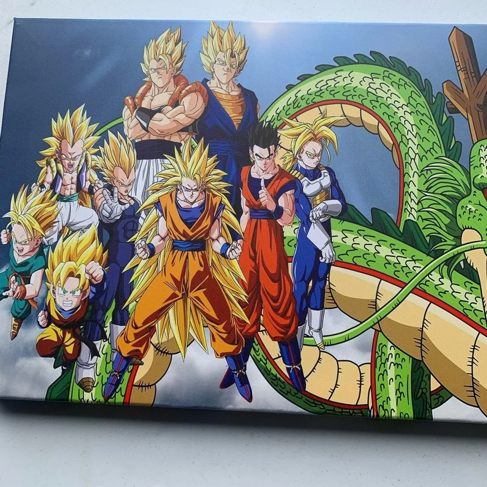 NEW CUSTOM anime inspired canvas handmade - Picture 4 of 5